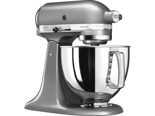 KITCHENAID 5KSM125EQG ARTISAN – Robot de cocina Liquid Graphite (capacidad del bol: 4,8 litros, 300 vatios) - Afbeelding 2